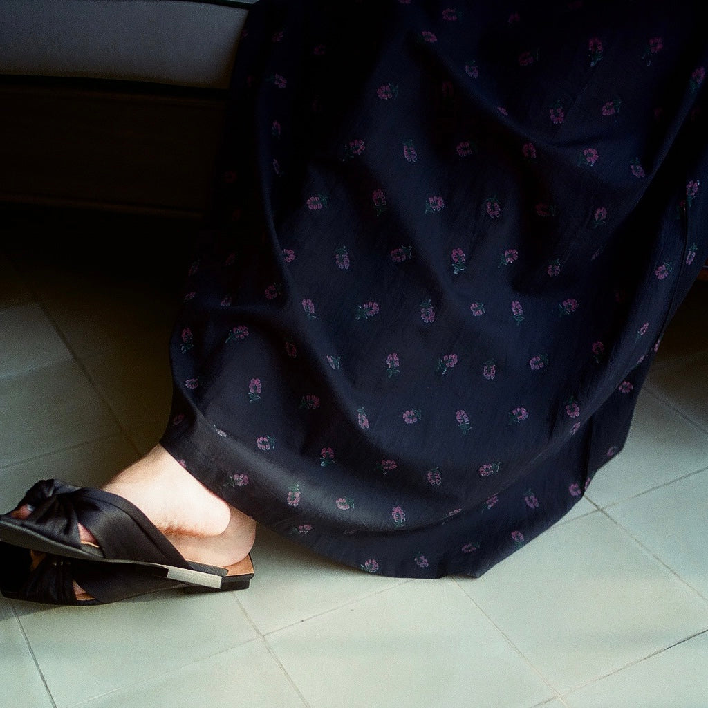 【sumiere】Cardamom dress / Glacé flower