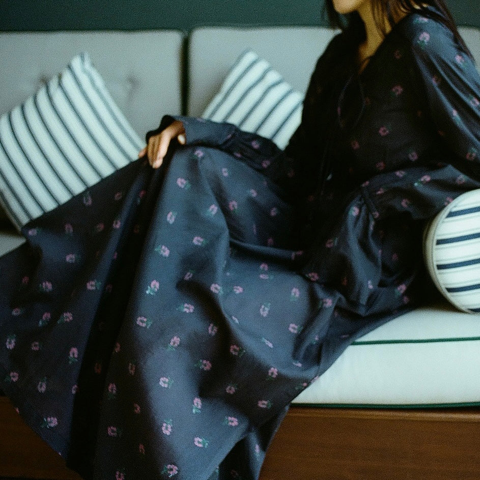 【sumiere】Cardamom dress / Glacé flower