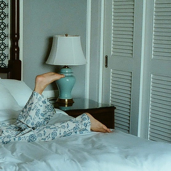 【sumiere】Sage pyjamas / Egyptian pomegranate