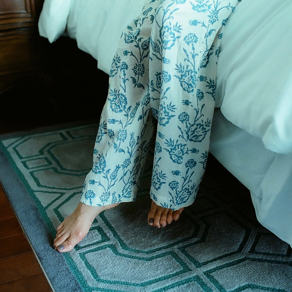 【sumiere】Sage pyjamas / Egyptian pomegranate