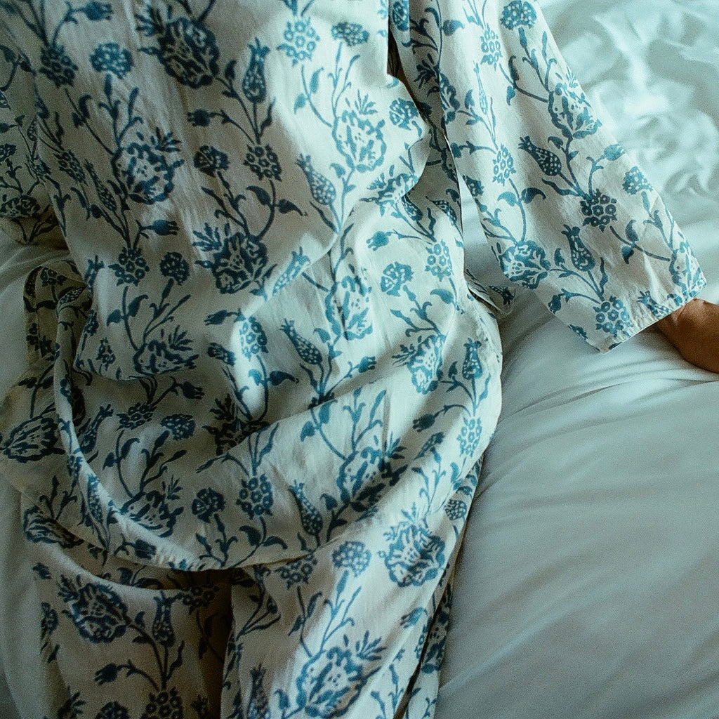 【sumiere】Sage pyjamas / Egyptian pomegranate
