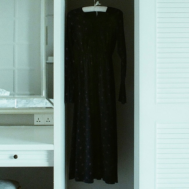 【sumiere】Cardamom dress / Glacé flower