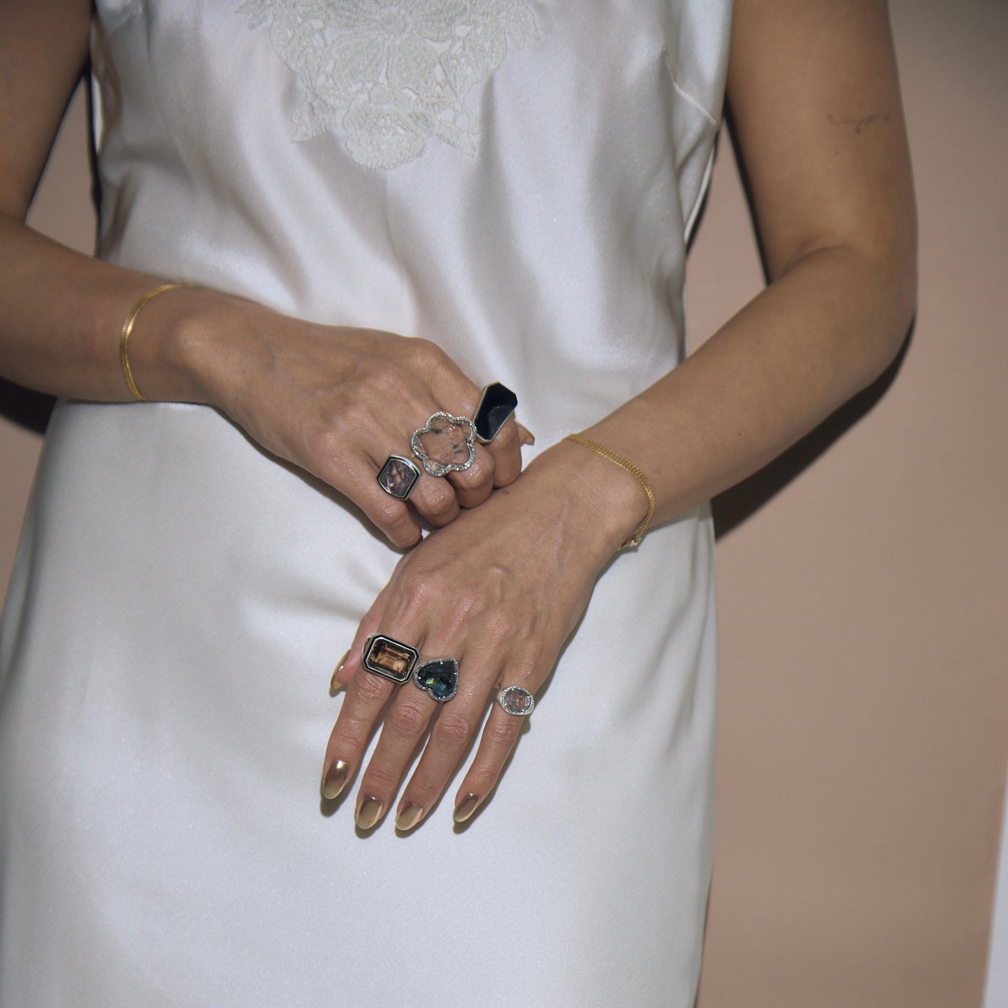 2943 Garden Quartz | One of Kind Zenin Black Ring