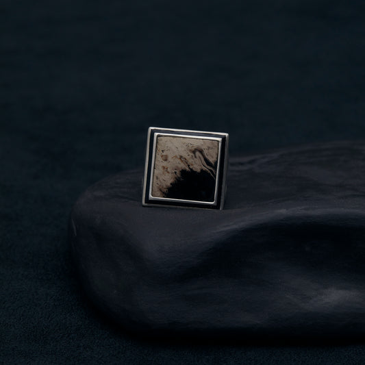 1000 Palm Root | One of a Kind Mibu Black Ring