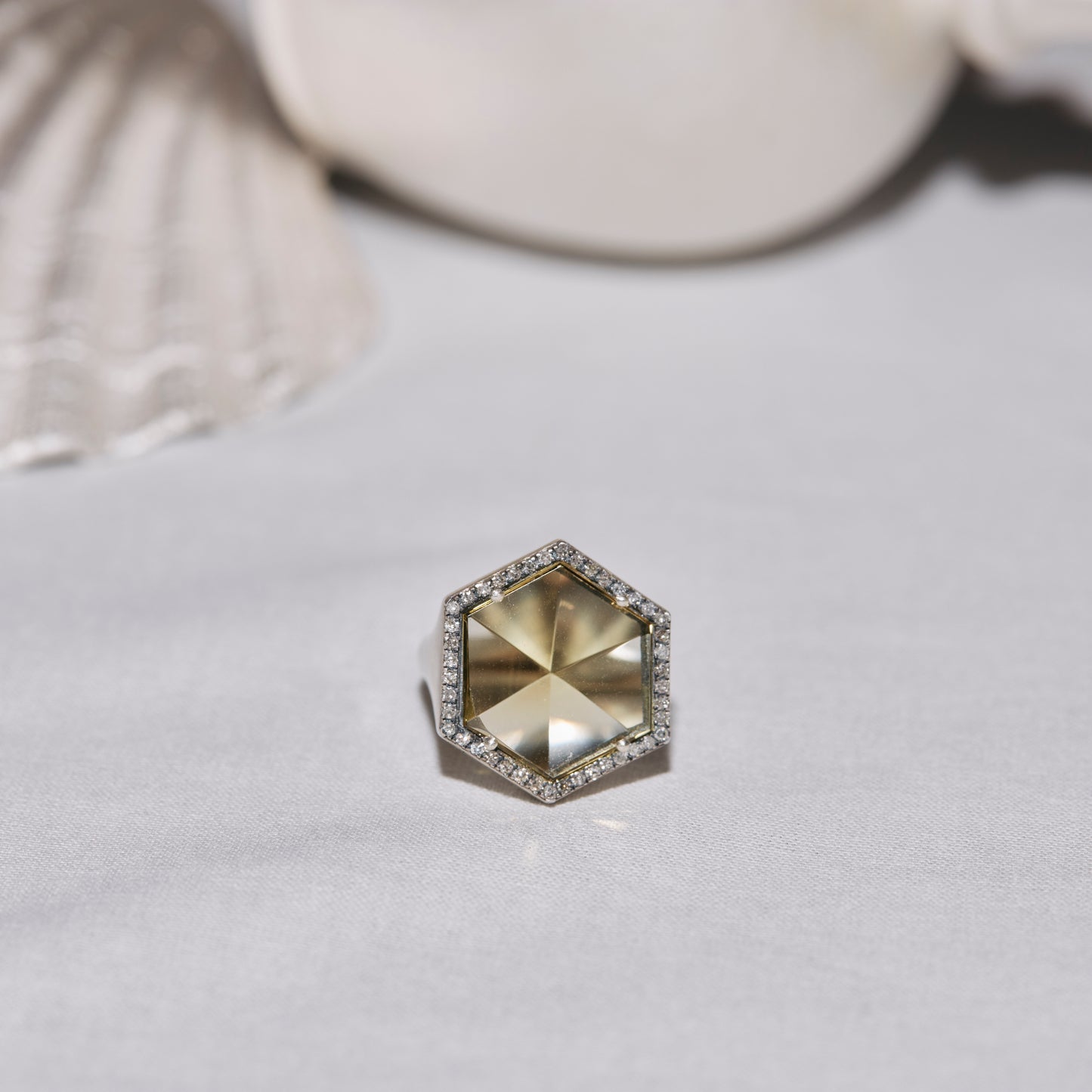 1008 Lemon Quartz | One of a Kind Canan Ring