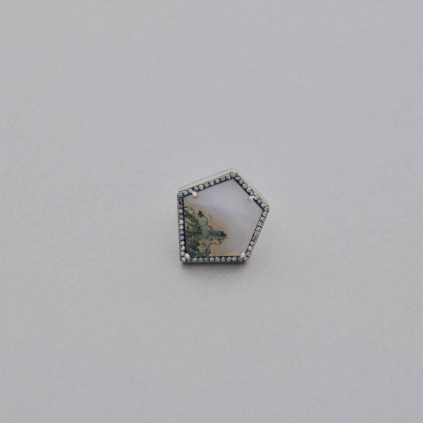 1054 Moss Agate | One of a Kind Canan Ring