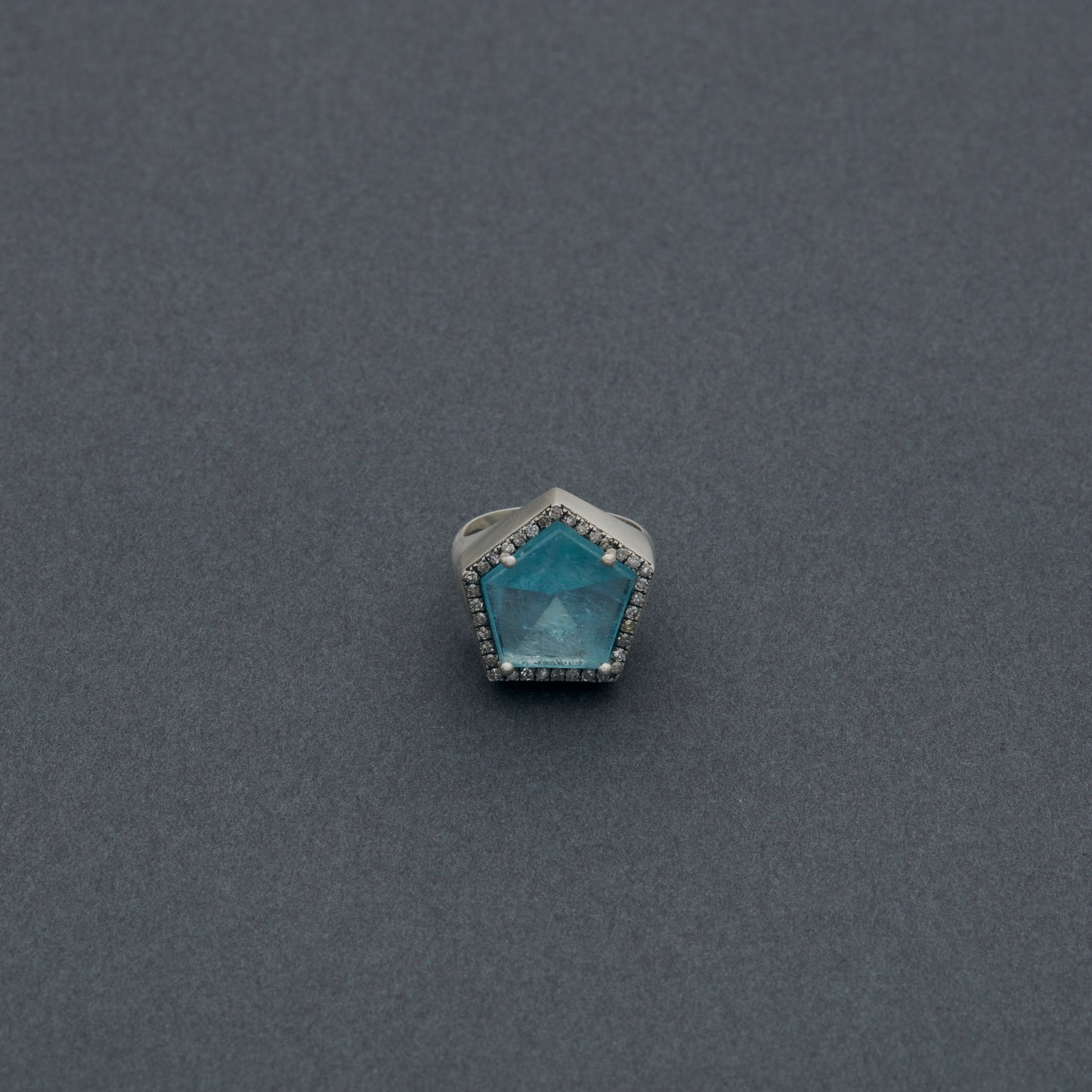 1078 Aquamarine | One of a Kind Canan Pinky Ring