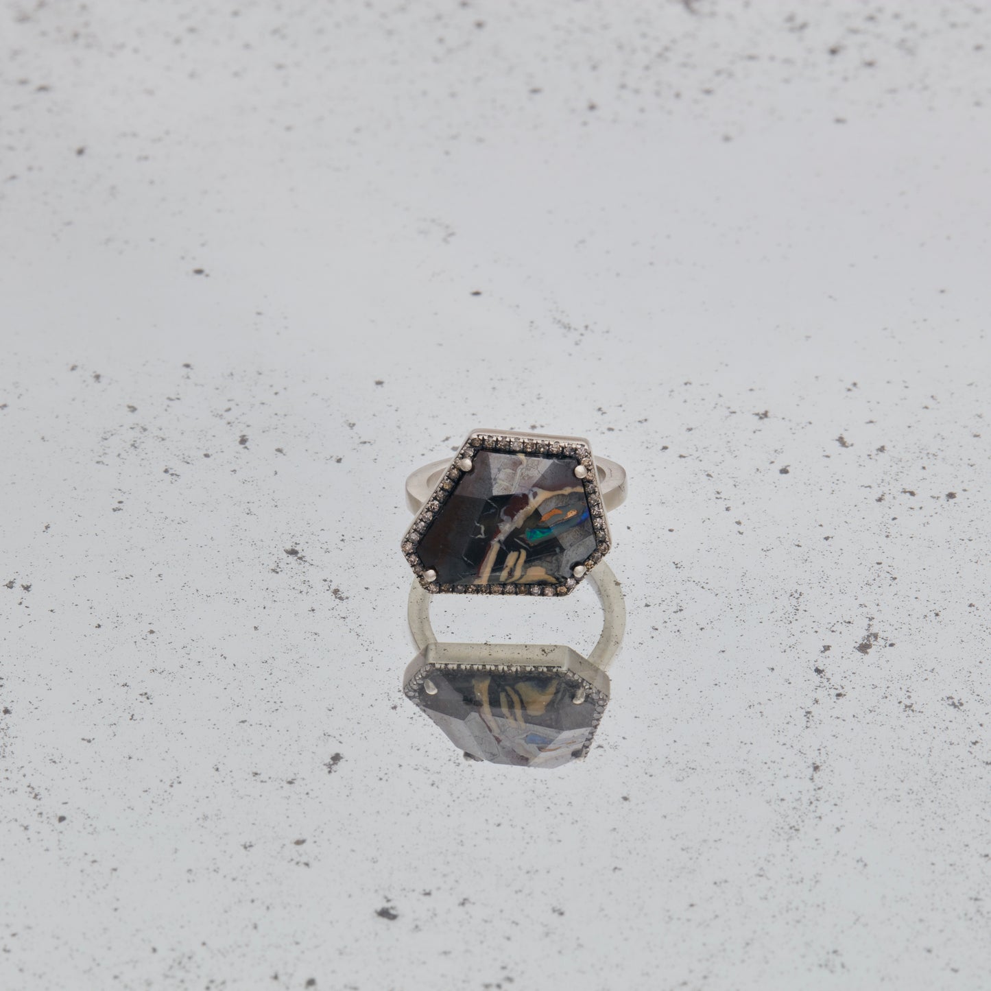 1103 Opal Matrix | One of a Kind Reni Ring