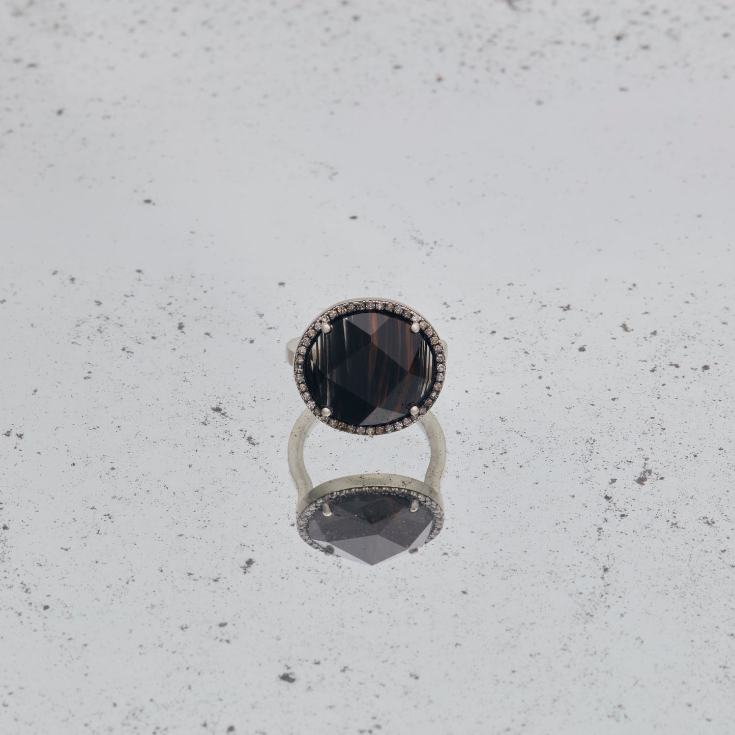 1105 Mahogany Obsidian | One of a Kind Reni Ring