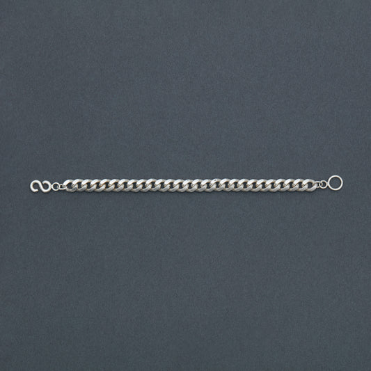1165 SV1000 Formed Curvy Curb Chain Bracelet