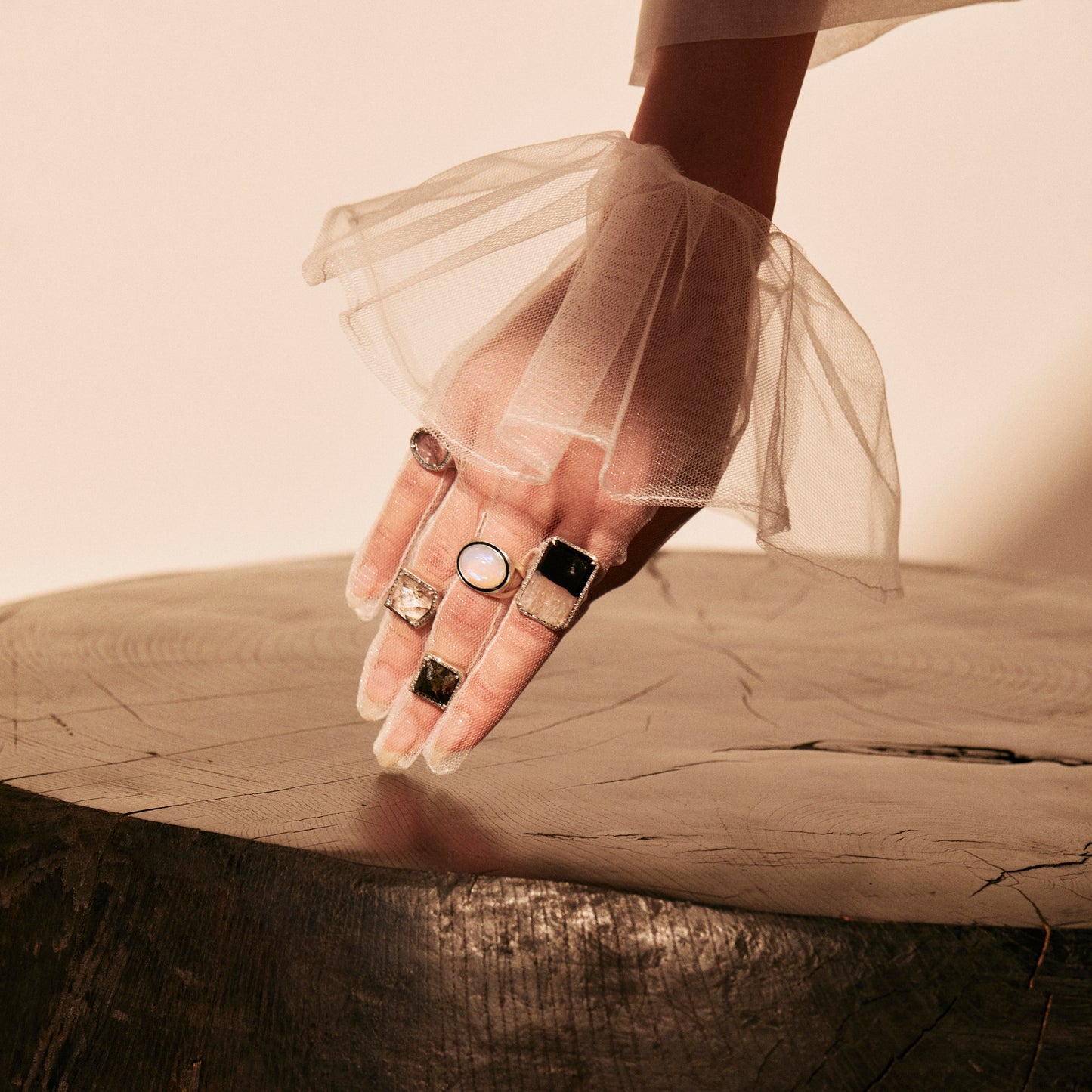 1428 Magnetite | One of a Kind Cana Pinky Ring
