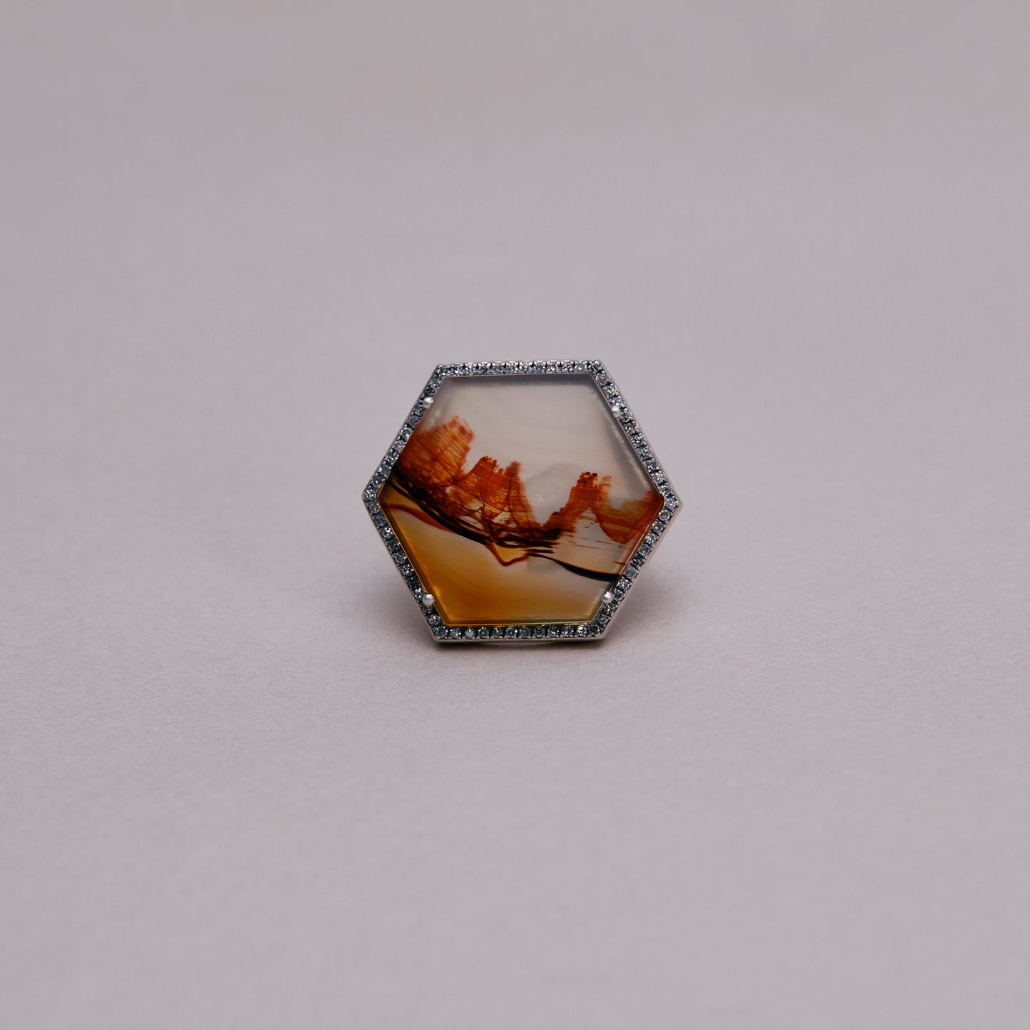 1395 Picture Agate | One of a Kind Canan Ring