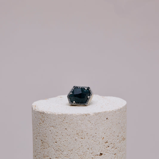 1418 Indigo Tourmaline | One of a Kind Cana Pinky Ring