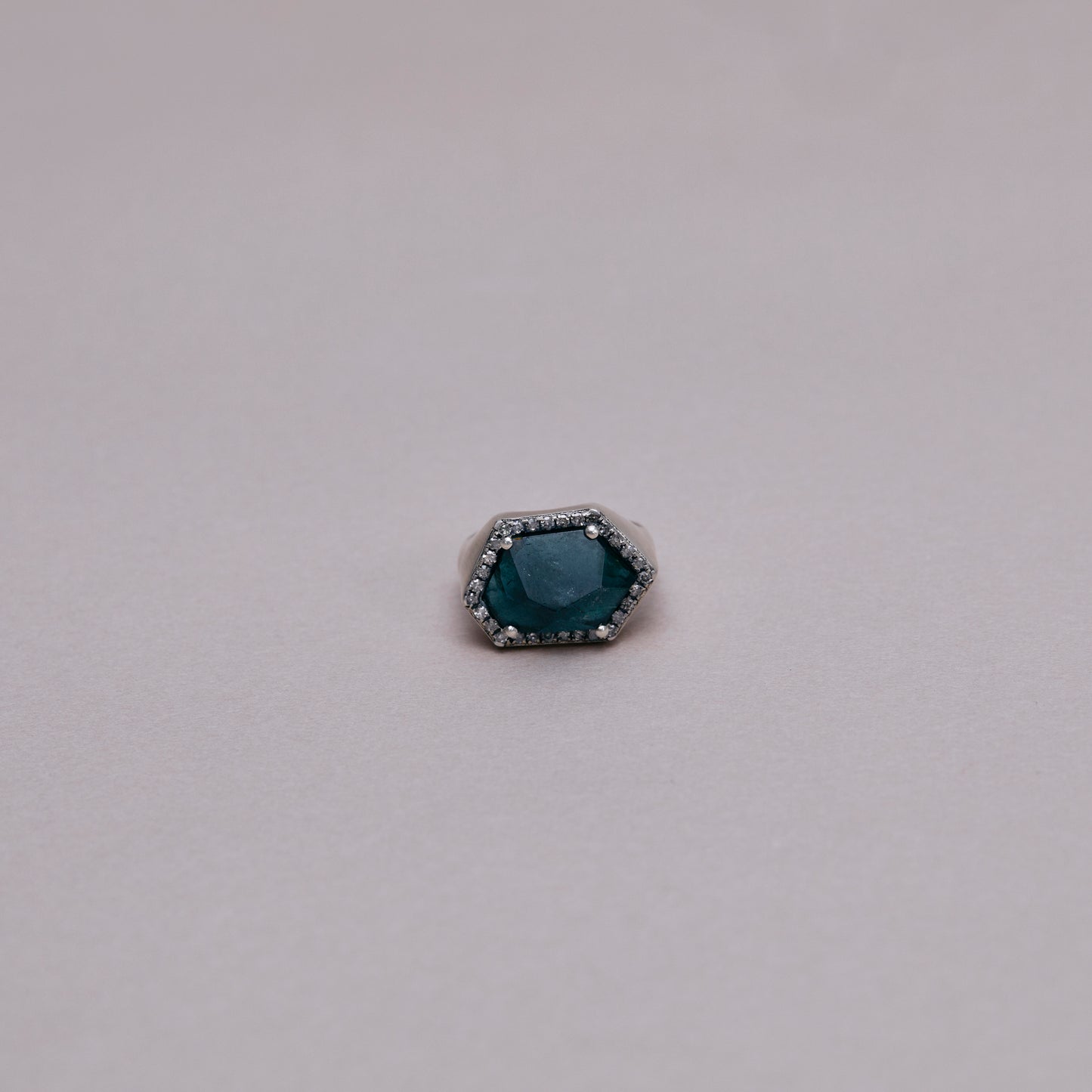 1419 Indigo Tourmaline | One of a Kind Cana Pinky Ring