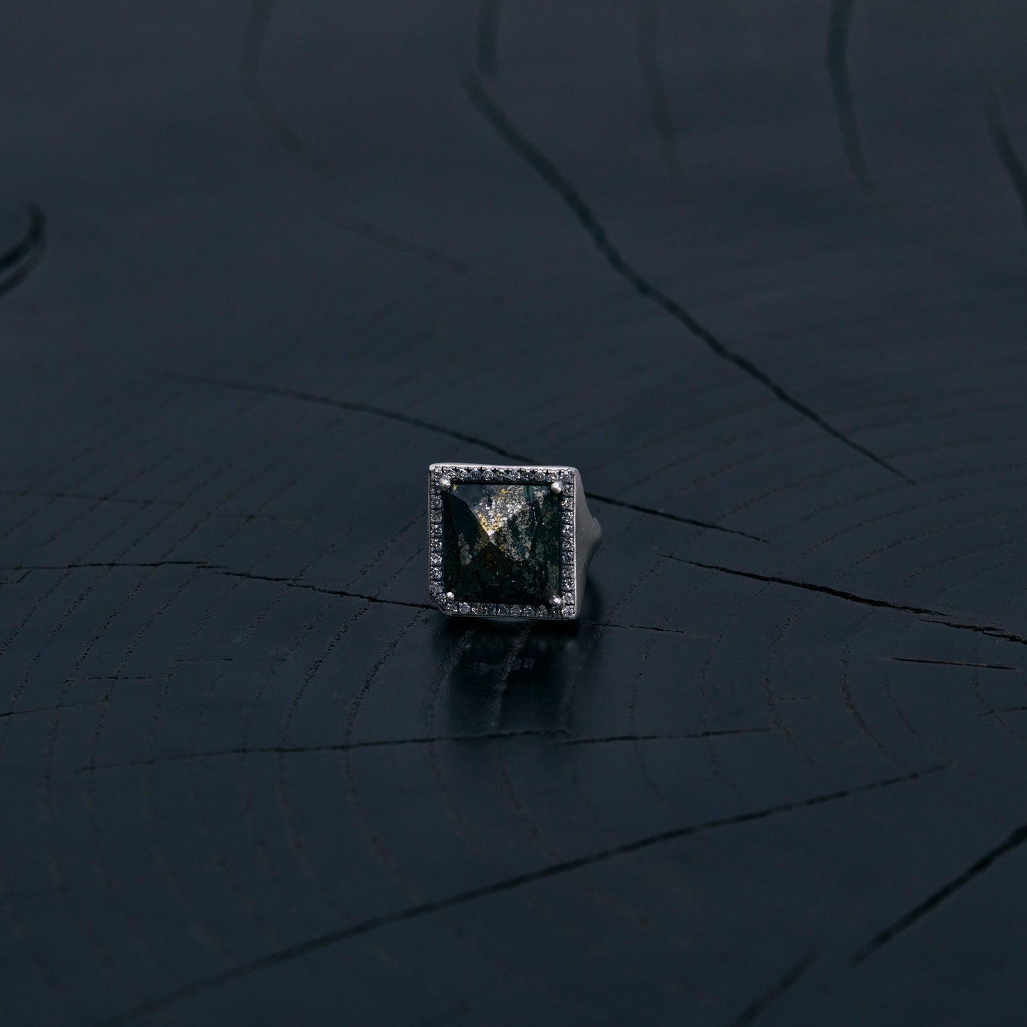 1428 Magnetite | One of a Kind Cana Pinky Ring