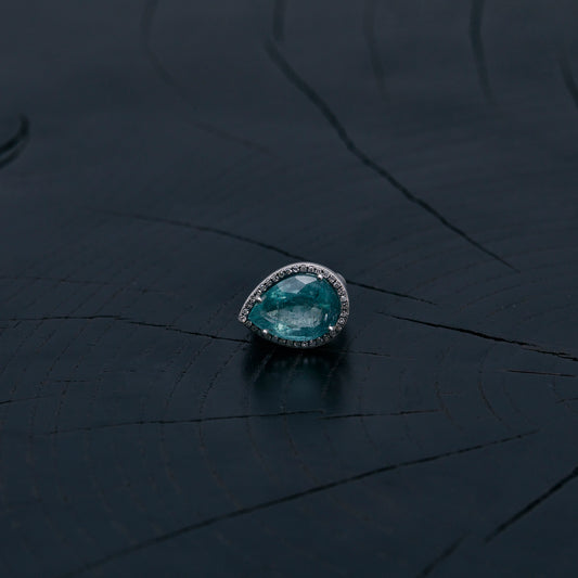 1438 Moss Aquamarine | One of a Kind Cana Pinky Ring