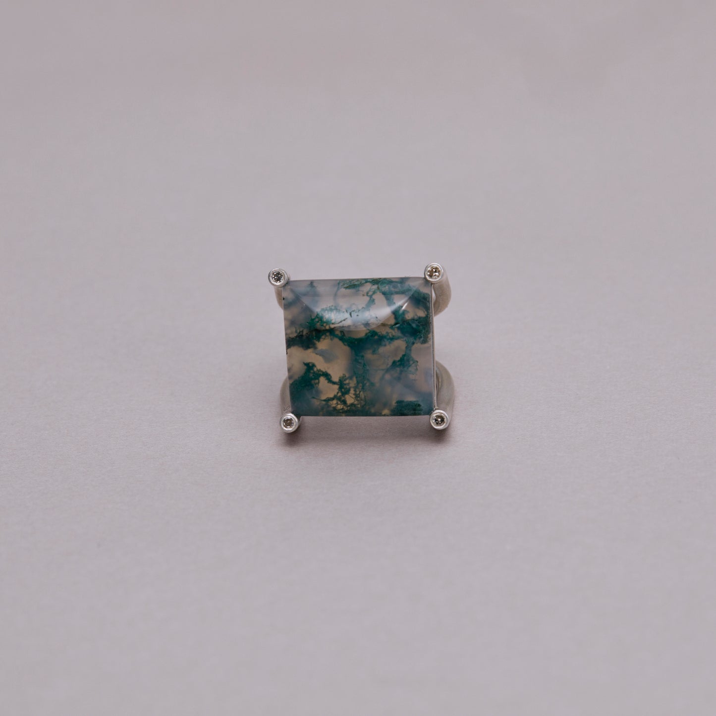 1444 Moss Agate | One of a Kind Nini Ring