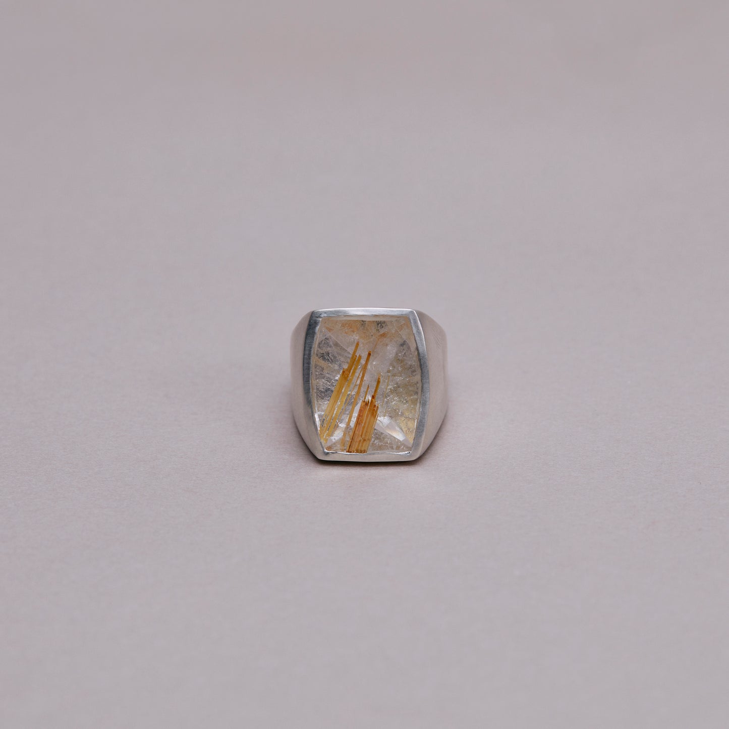 1449 Rutilated Quartz | One of a Kind Gimel Ring