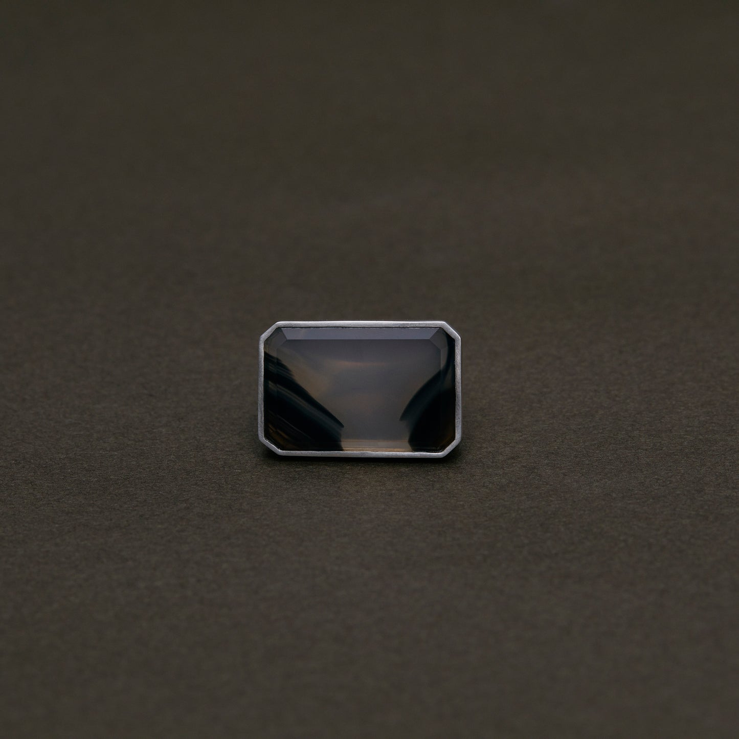 1454 Agate | One of a Kind Gimel Ring