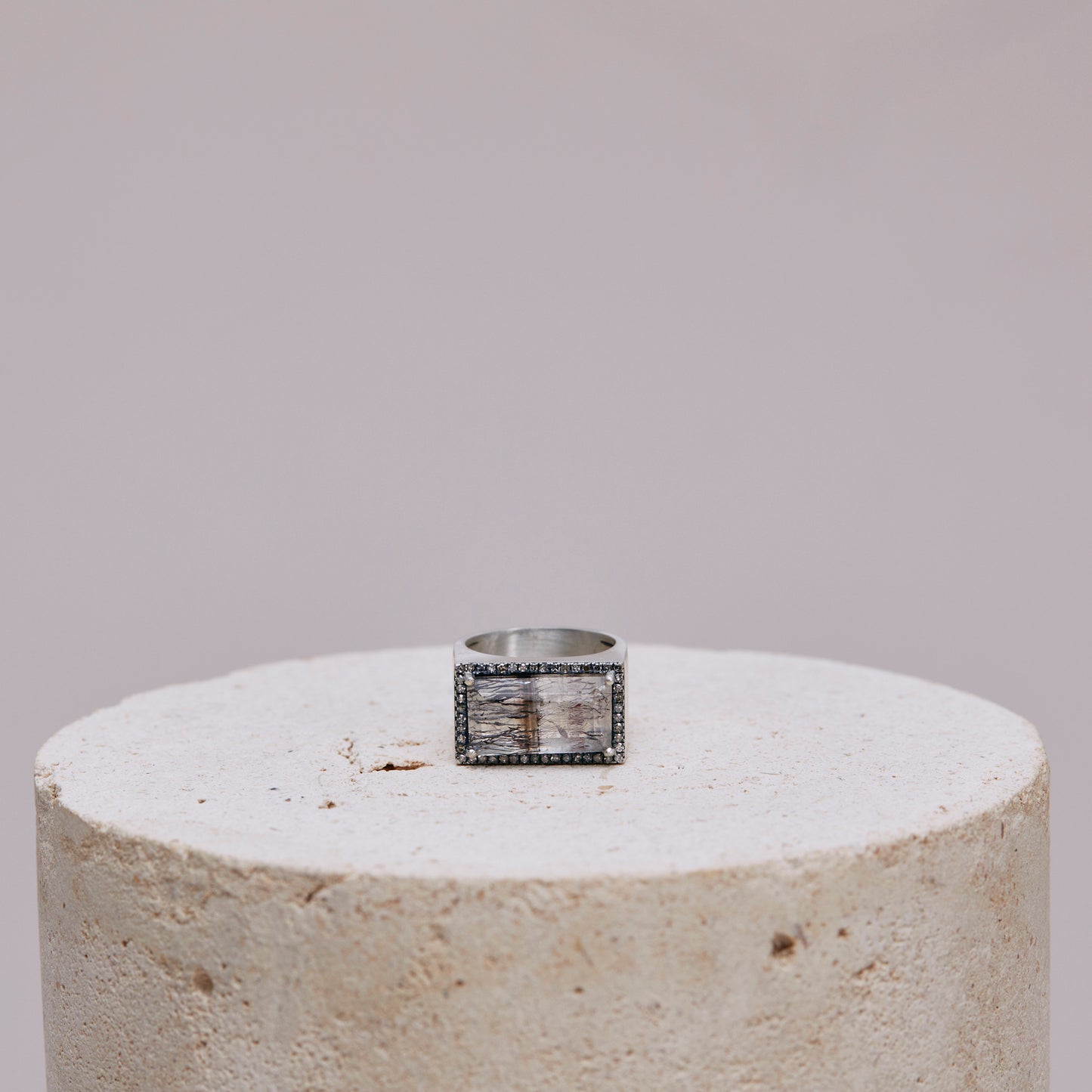 1458 Super Seven Quartz | One of a Kind Minya Pinky Ring