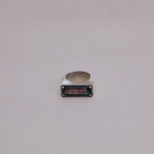1459 Bi-color Tourmaline | One of a Kind Minya Pinky Ring