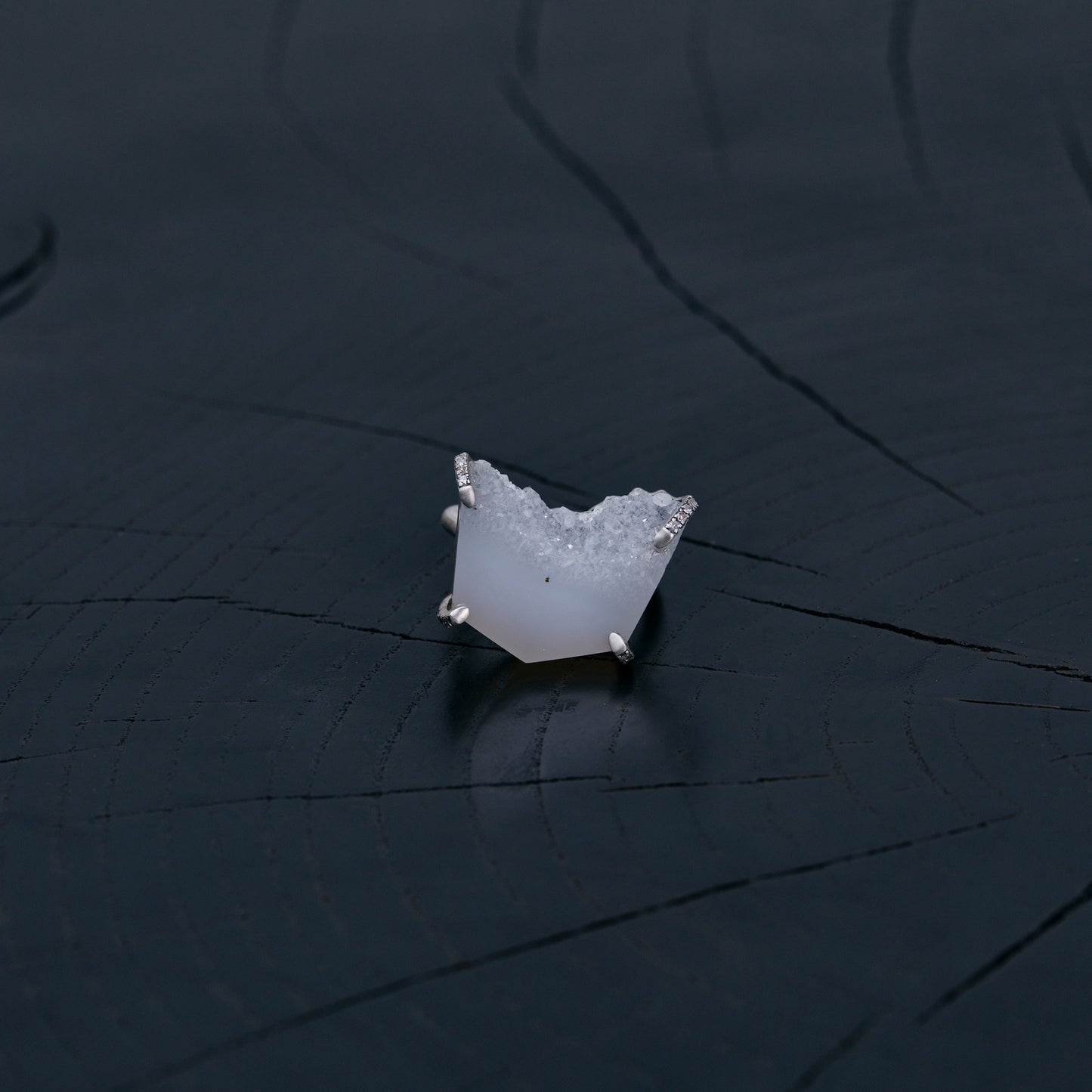 1493 Crystallized Agate | One of a Kind Cea Ring