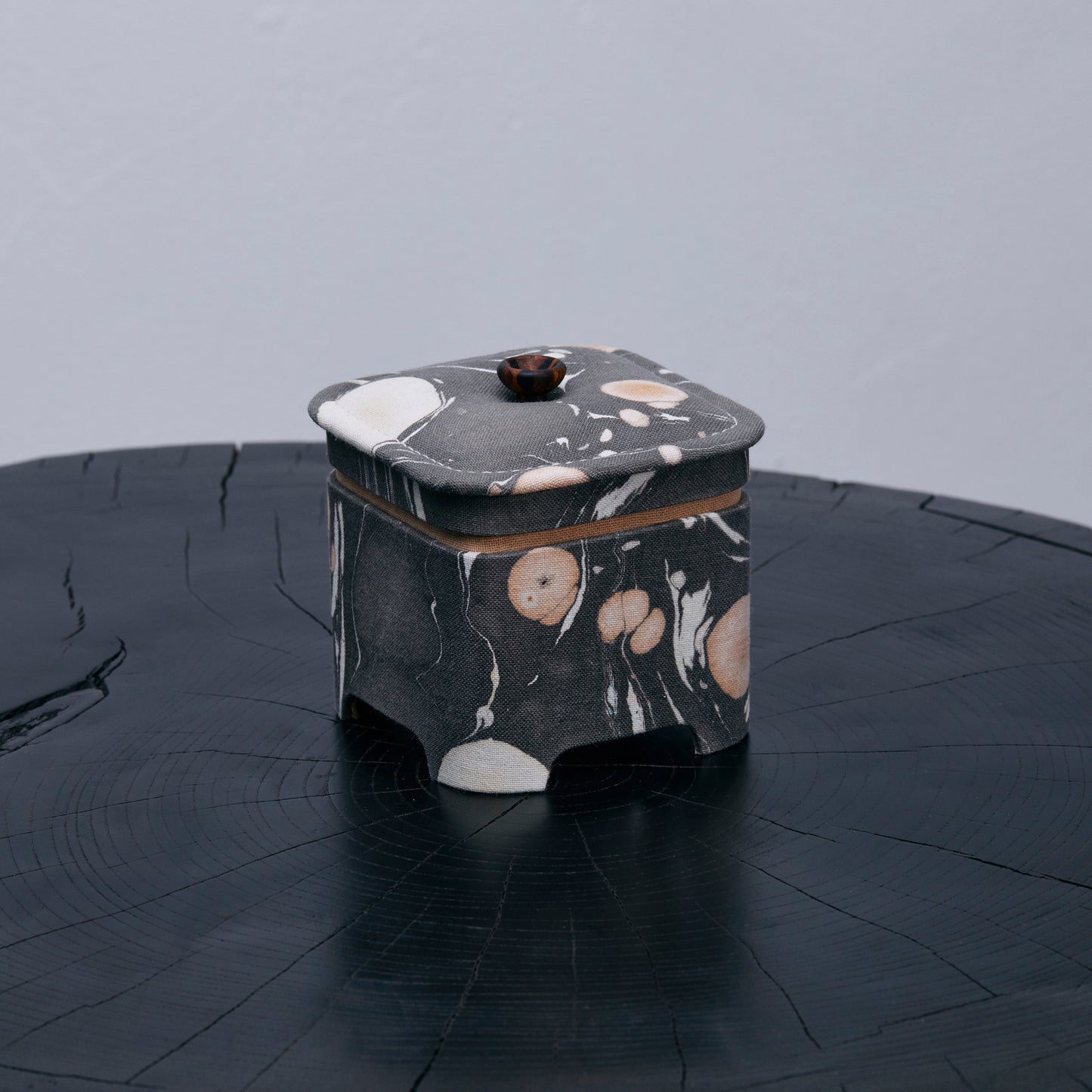 1516 Craft Boat JUBAKO Jewelry Box 1 tier | Marbling