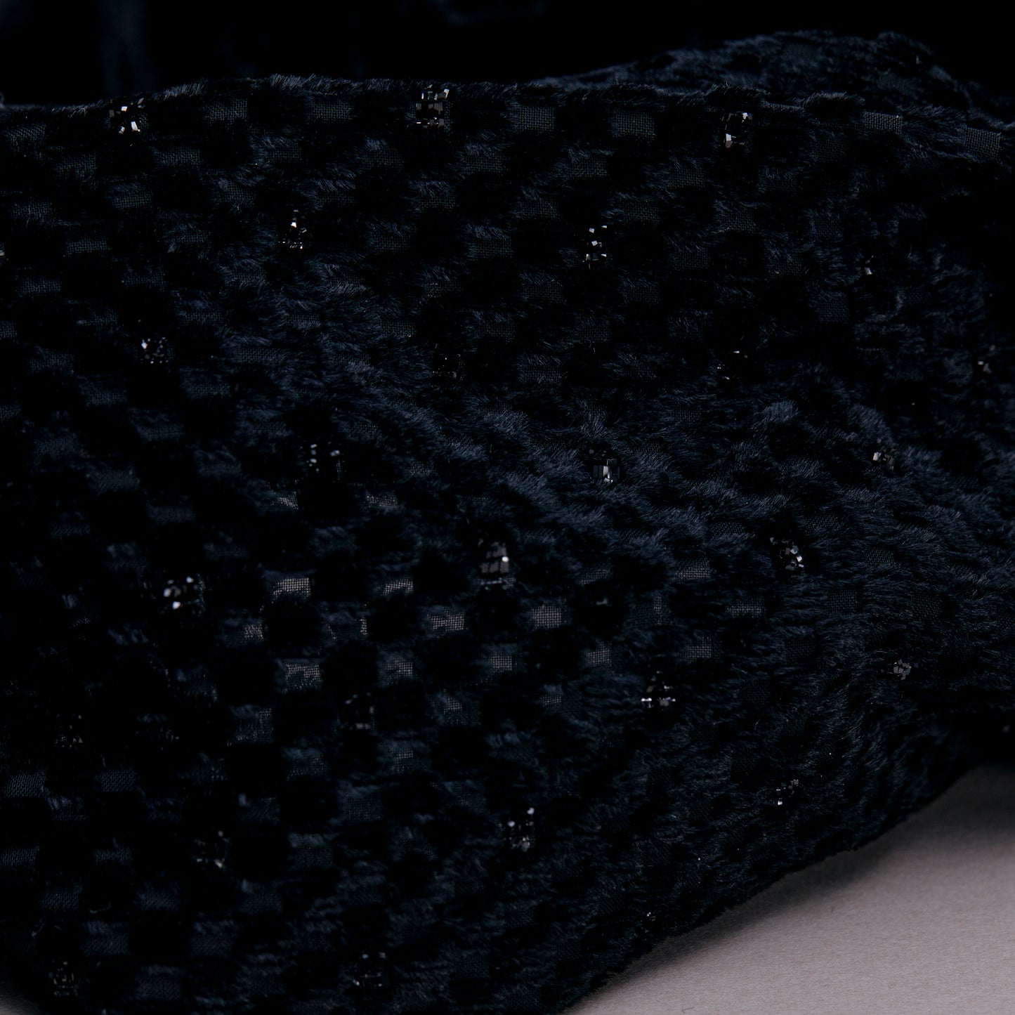 1521 Chocho Velvet Headband | Black