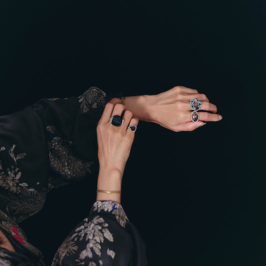 1927 Tourmaline in Quartz | One of a Kind Canan Ring