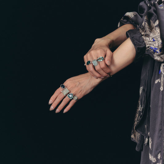 1920 London Blue Topaz | Reni Ring