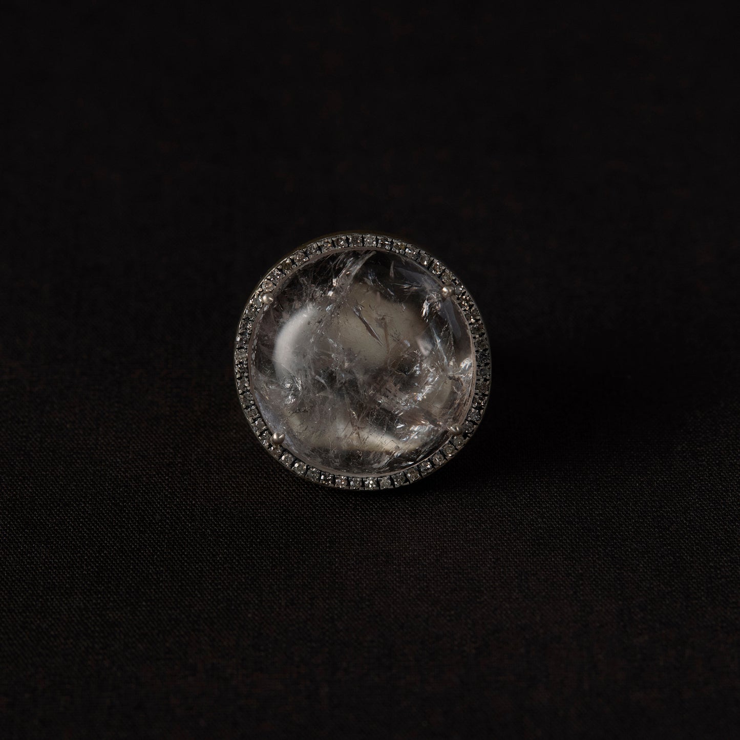 1921 Rainbow Rock Crystal | One of a Kind Canan Ring