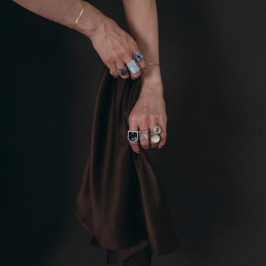 1992 Crystallized Agate | One of a Kind Reni Ring