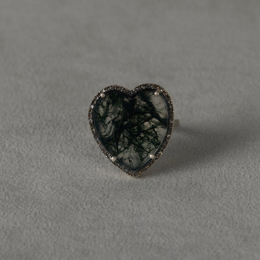 1995 Moss Agate | One of a Kind Reni Ring
