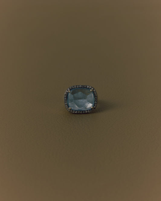3098 Aquamarine | Canan Pinky Ring