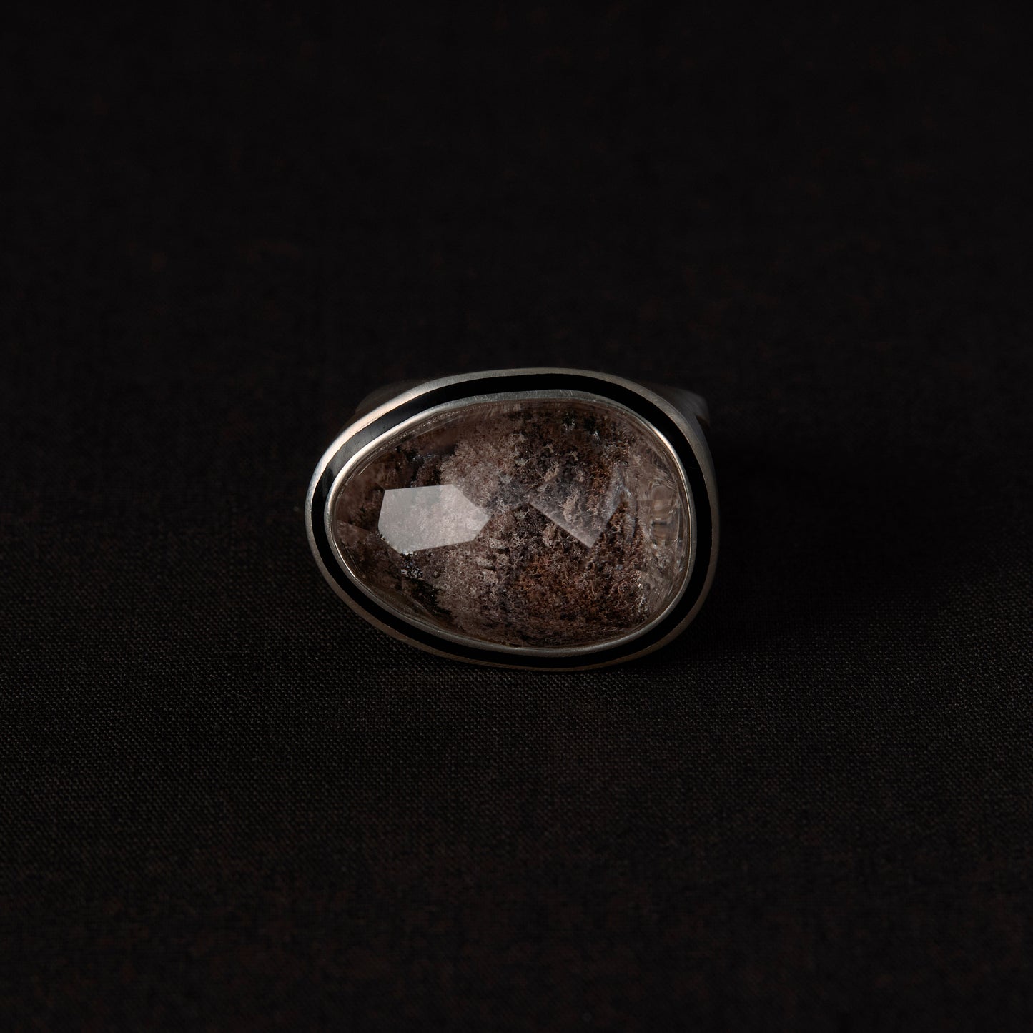 2036 Garden Quartz | One of a Kind Mib Black Ring
