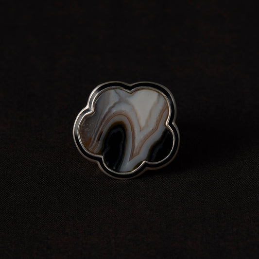 2041 Agate | One of a Kind Mibu Black Ring