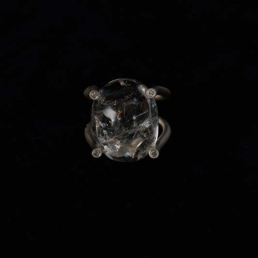 2044 Rainbow Rock Crystal | One of a Kind Nini Ring
