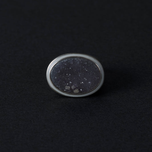 2055 Crystallized Agate | One of a Kind Mibu White Ring