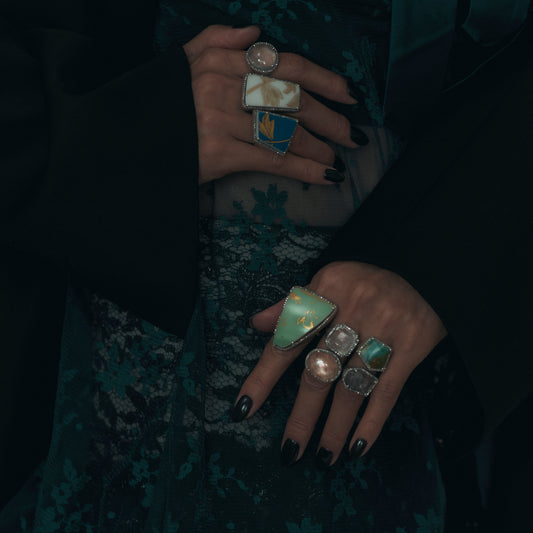 2203 Kutani porcelain 錦山窯 | One of a kind Canan Ring