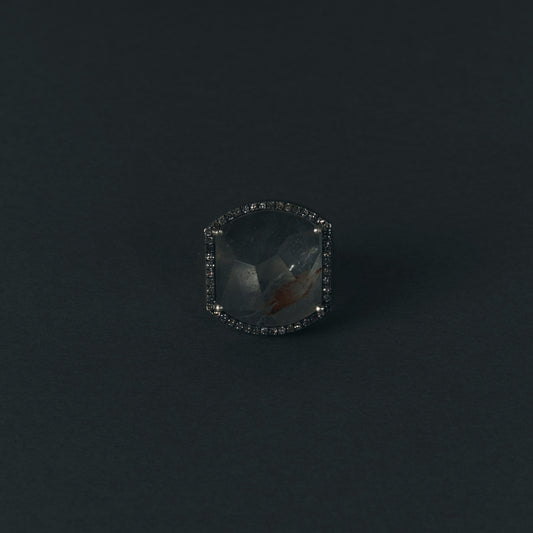 2104 Limonite in Aquamarine | One of a Kind Canan Ring