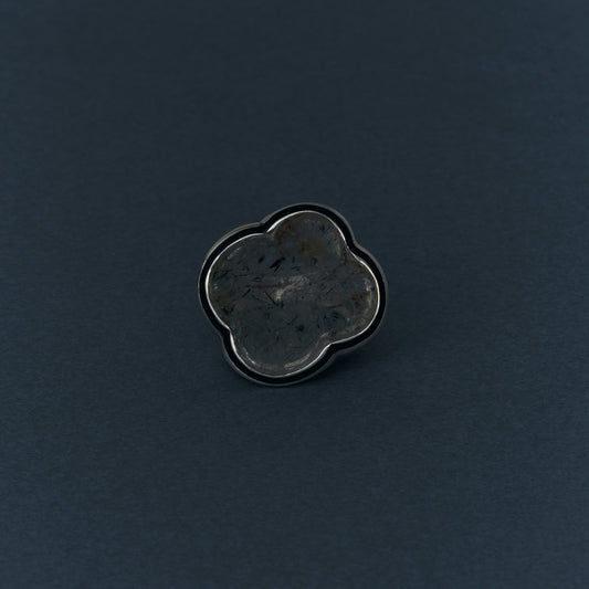 2189 Epidote in Quartz | One of a Kind Mibu Black Ring