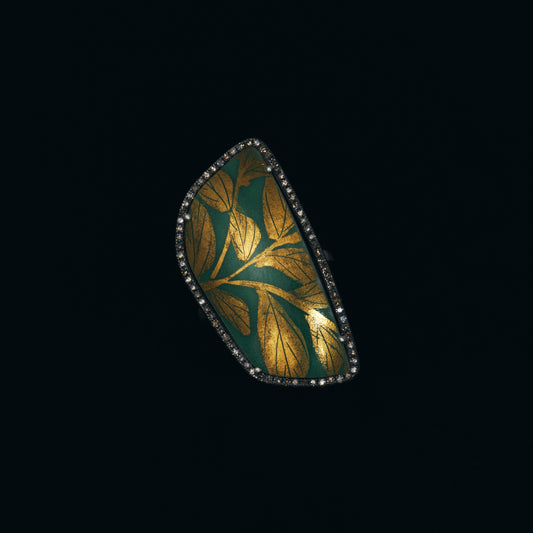 2196 Kutani porcelain 錦山窯 | One of a kind Reni Ring