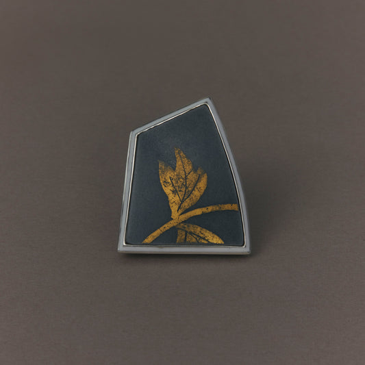 2215 Kutani porcelain 錦山窯 | One of a kind Mibu White Ring