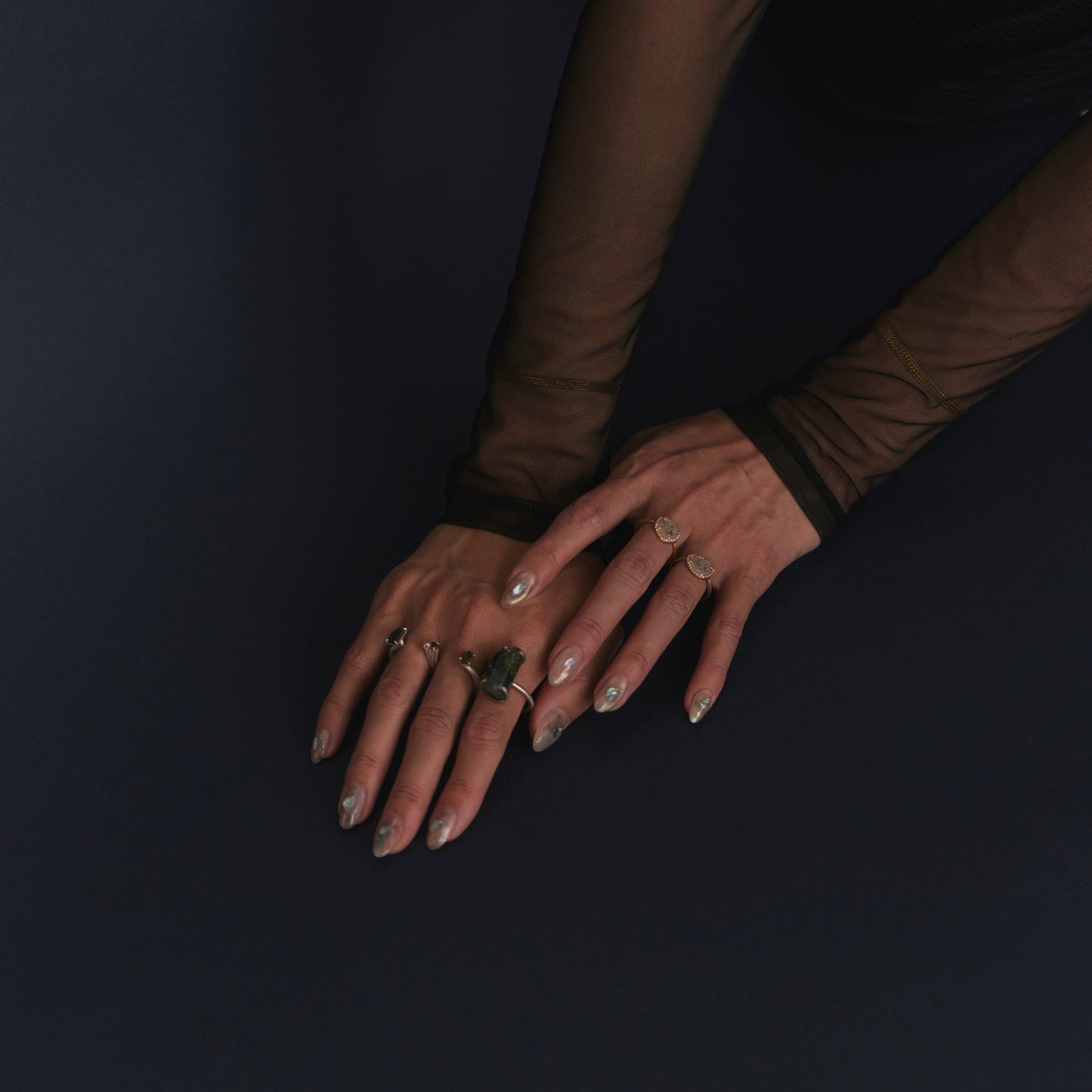 2262 Slice Diamond | K18YG One of a Elia Ring