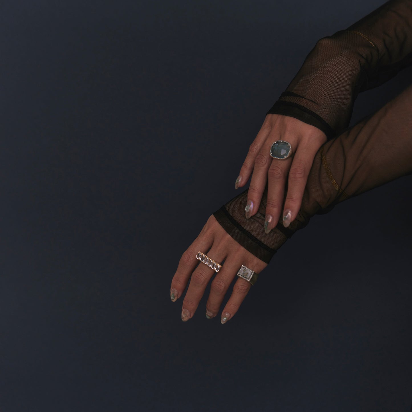 728 White Topaz | Nelum Ring