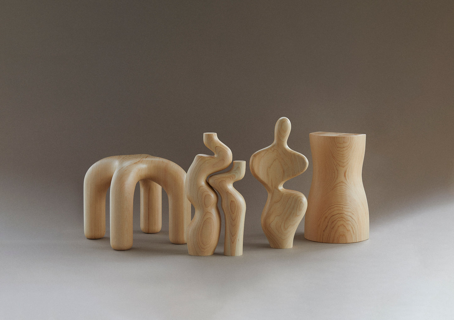 544 wood object "HUMAN BODY" B