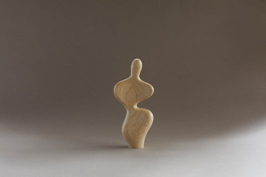 545 wood object "HUMAN BODY" C