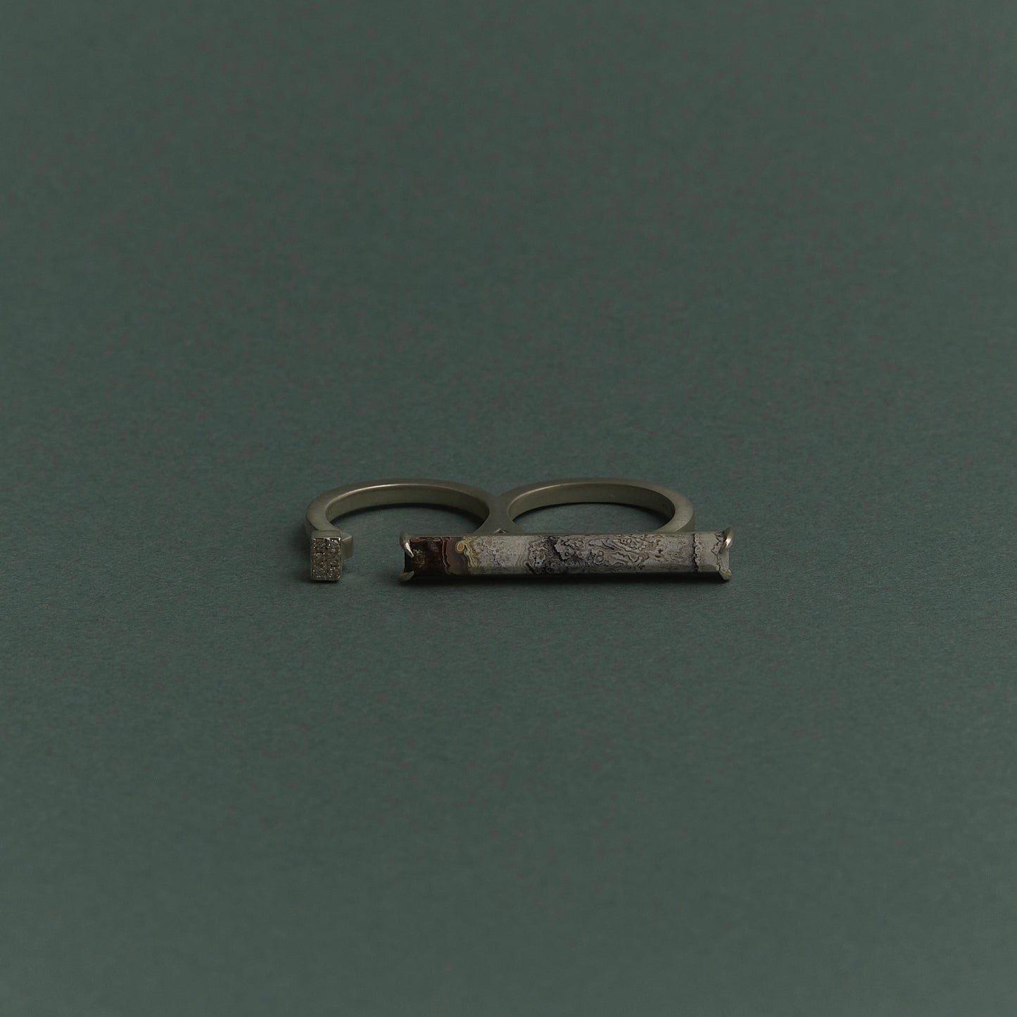 595 Lace Agate | Mare Finger Ring