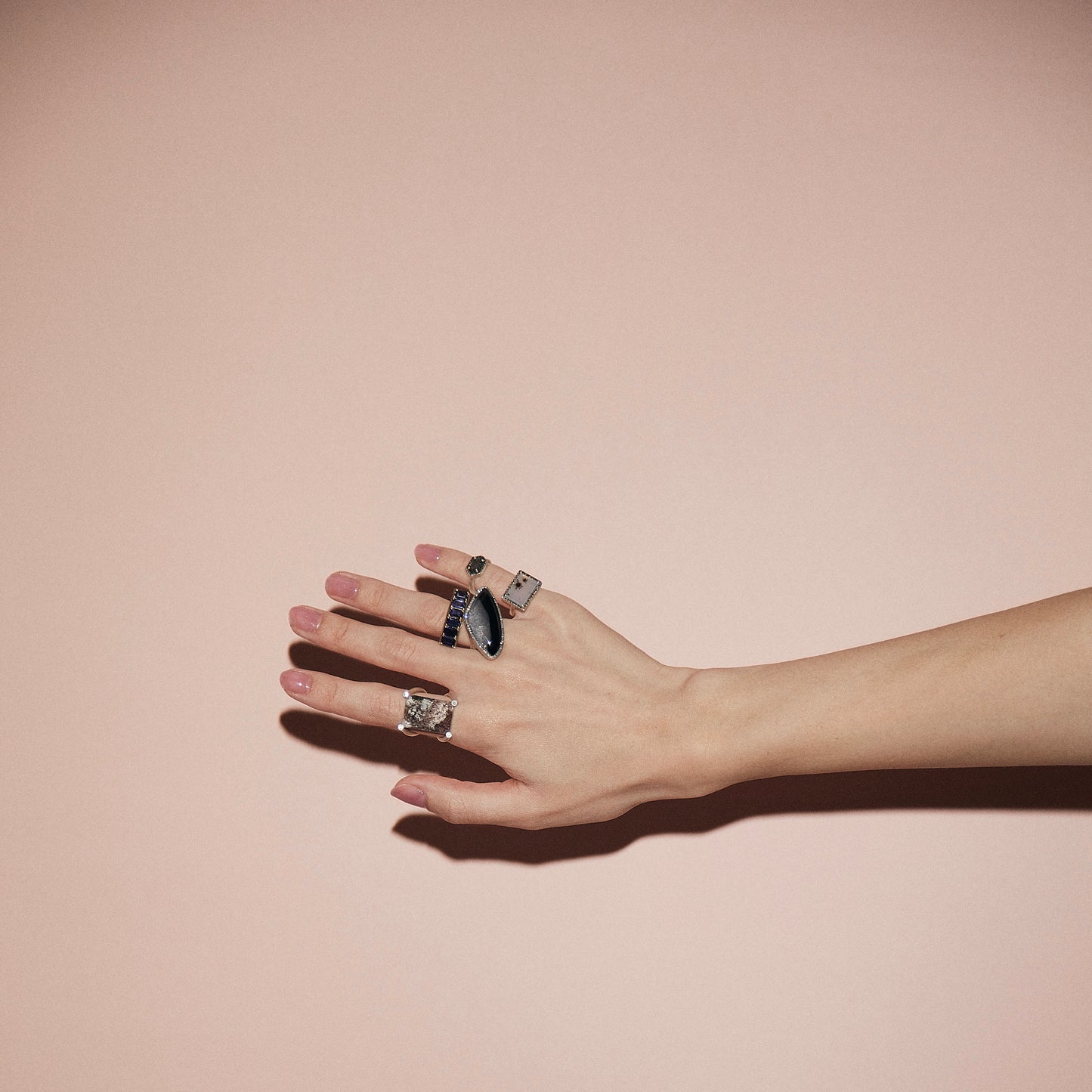 690 Pyrite Agate | One of a Kind Reni Pinky Ring