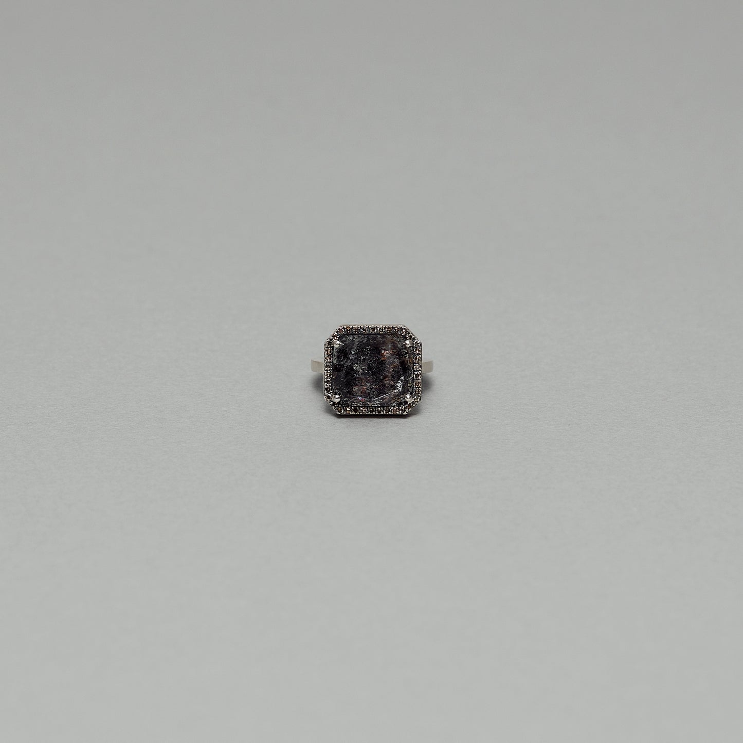848 Rock Crystal with Tourmaline | One of a Kind Reni Ring